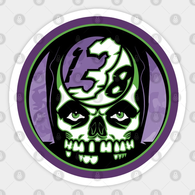 Steal Your Skull Among Us Sticker by Gimmickbydesign